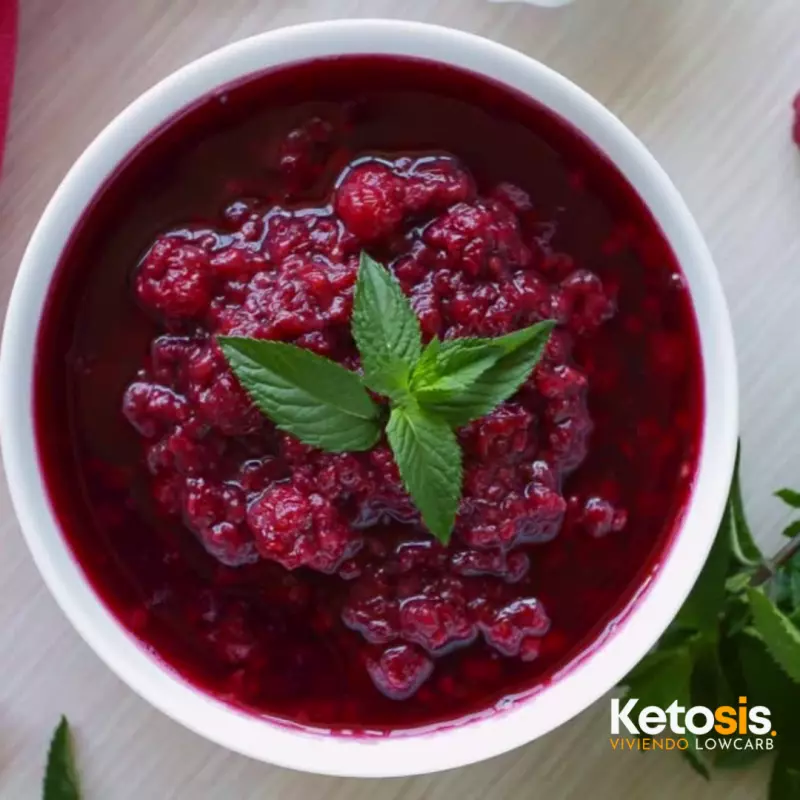 Mermelada de Frutos Rojos Keto
