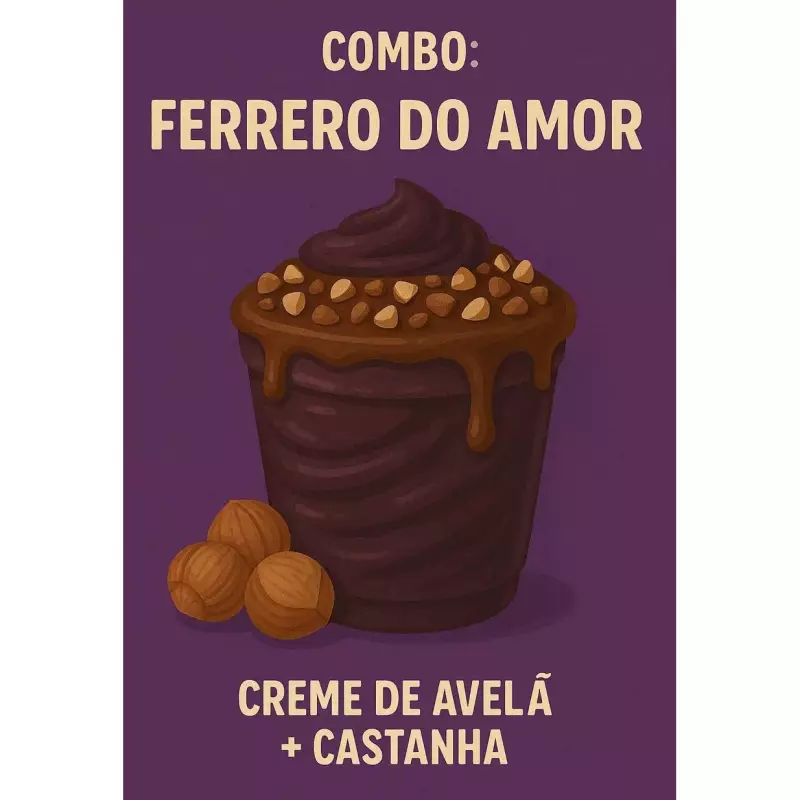 Creme de Avelã + Castanha 🌰💛 500ml