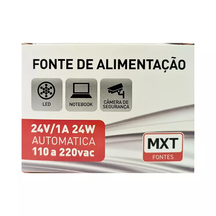 FONTE MXT 24V/1A BIVOLT