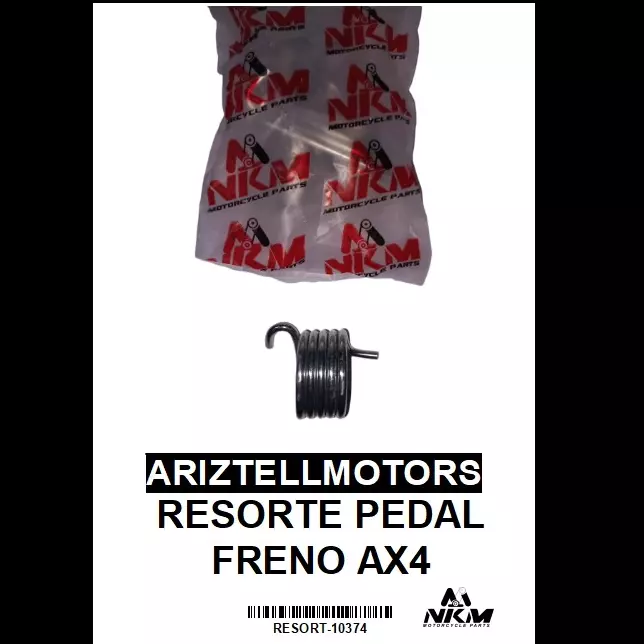 RESORTE PEDAL FRENO AX4