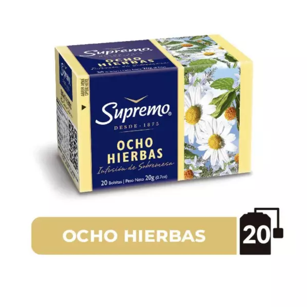 Ocho hierbas supremo 20unidades