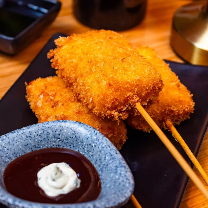 Kushiaguitos de Queso (3pz)