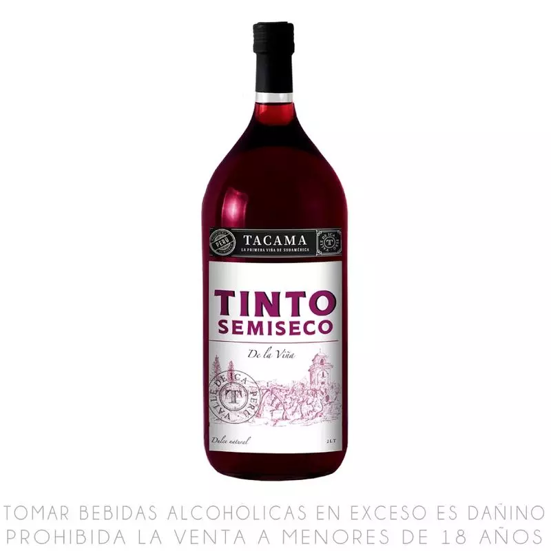 VINO TACAMA XL TINTO SEMI SECO 2LT