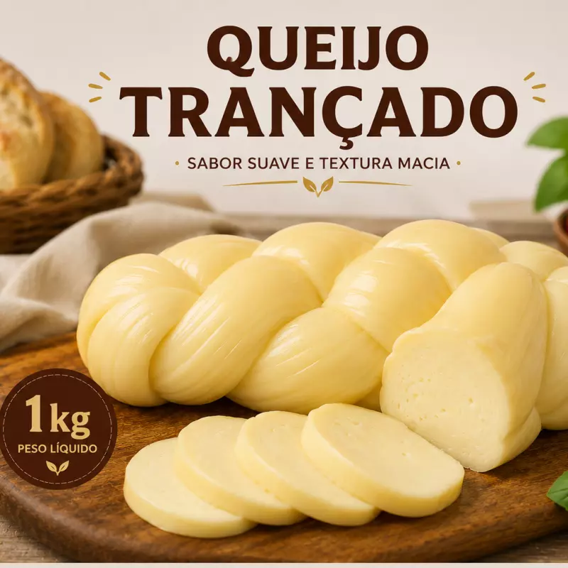 Queijo trançado