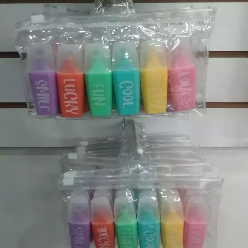 Mini Resaltadores pastel fun.