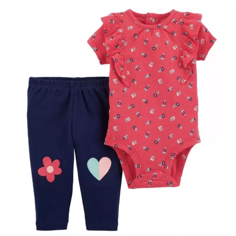 Conjunto Hearts & Flowers