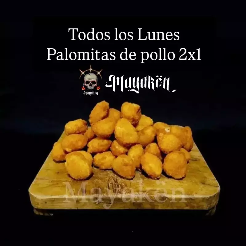 Lunes Palomitas Pollo 2x1