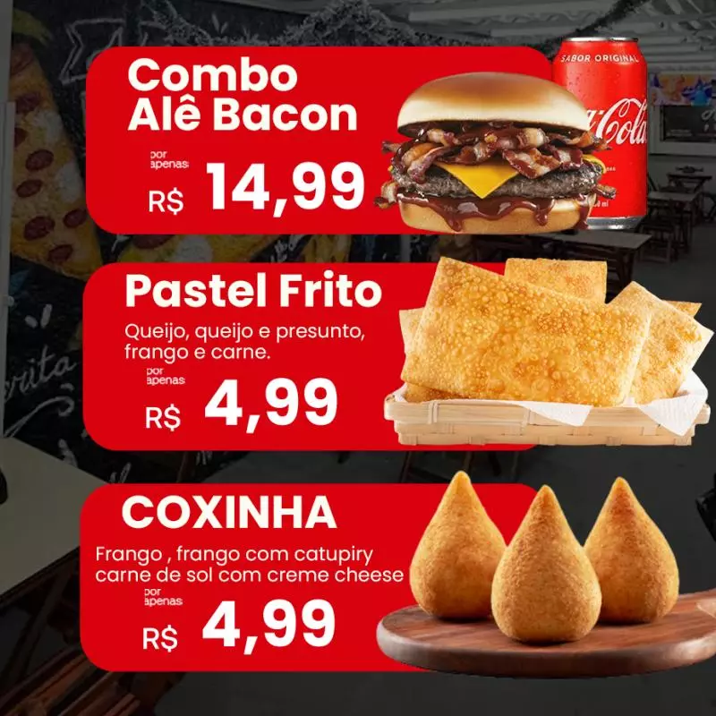 PROMOÇÃO COXINHA