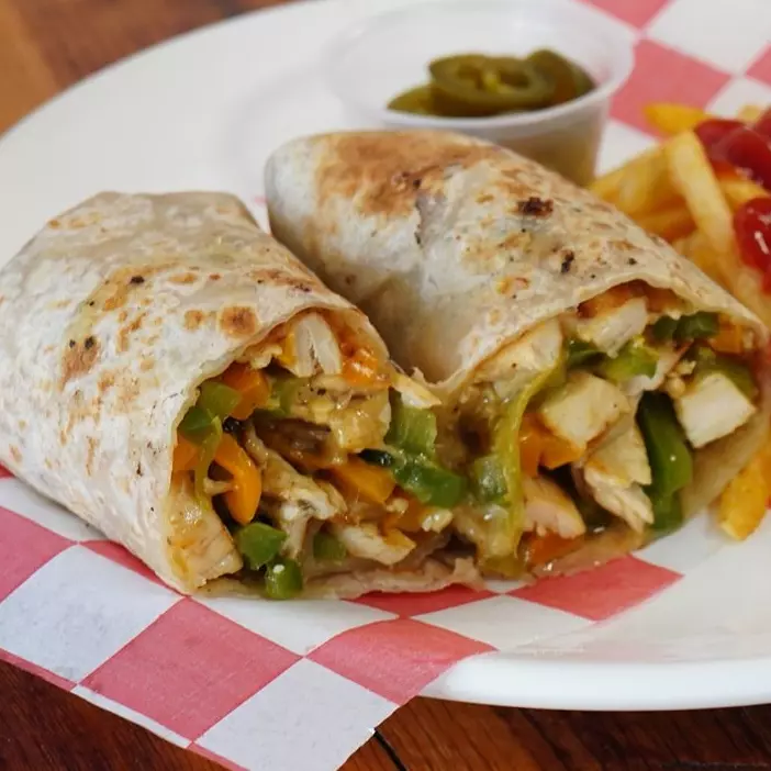 Burrito de Fajita de Pollo