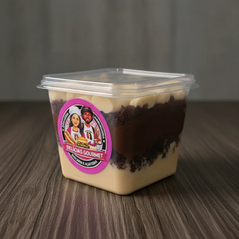 BOLO NO POTE DE CHOCONINHO