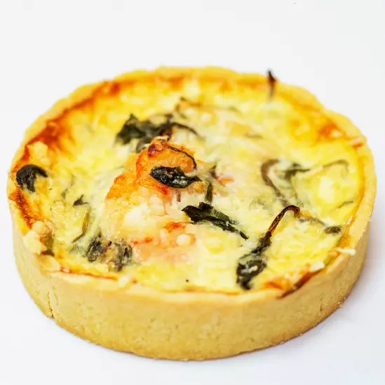 QUICHE CAMARÃO COM JAMBU