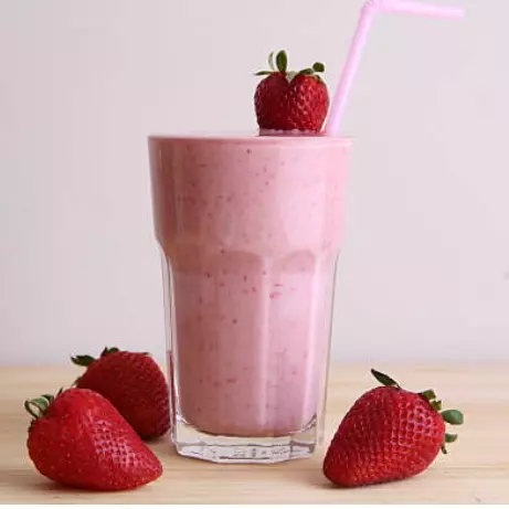 Milk shake de morango 🍓 de 500 ml