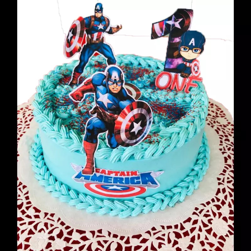 Cake del Capitán América