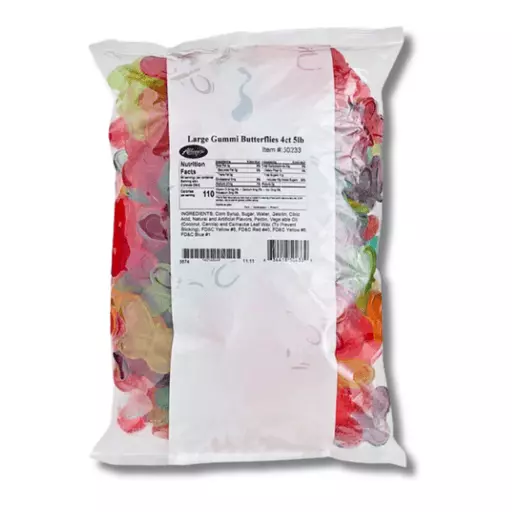 Gomitas Albanesa mariposas 5 lb