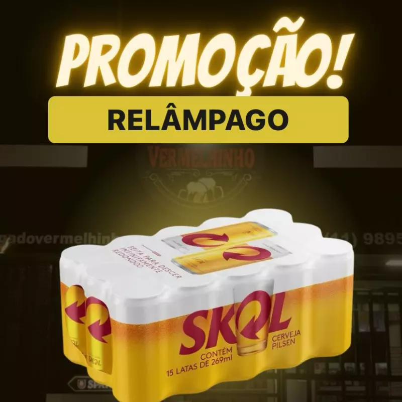PROMOÇÃO - Cx Skol 269ml