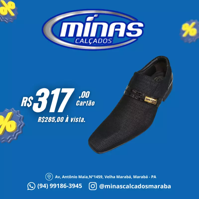 Sapato Preto RF:74963