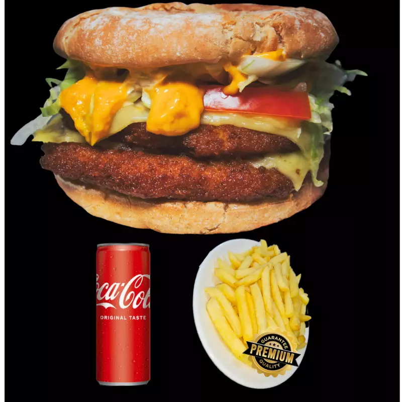 MENÚ BURGER DOBLE