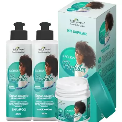 KIT CAPILAR CACHOS PERFEITO 3x1