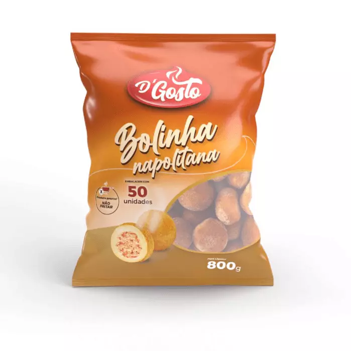 Bolinha Napolitana D'gosto 800g