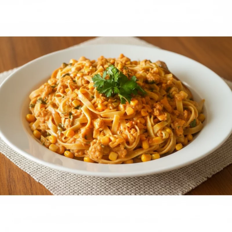 Macarronada c/ frango cremoso