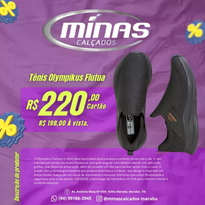 Tênis Olympikus Flutua RF:43216