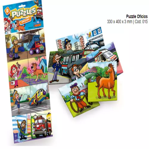 Puzzle Oficios x4