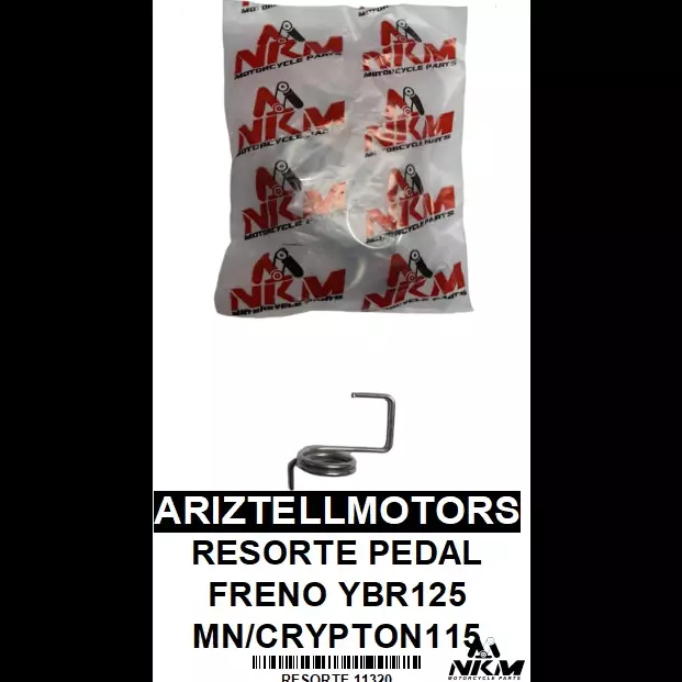 RESORTE PEDAL FRENO YBR125 MN/CRYPT