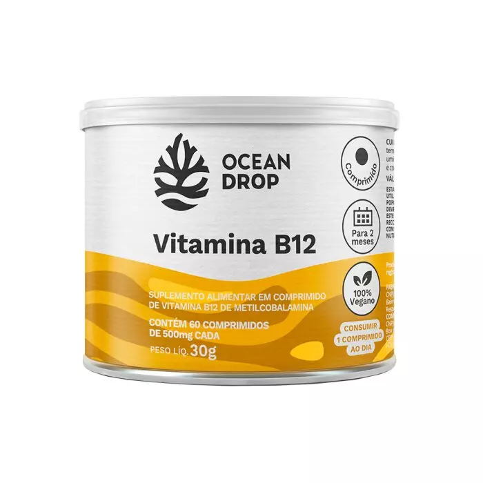 Vitamina B12 - Ocean Drop; 60 Cáps.