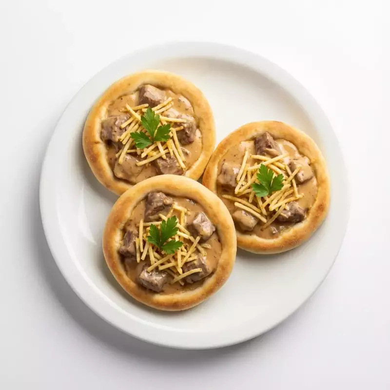 Esfiha Strogonoff de Carne