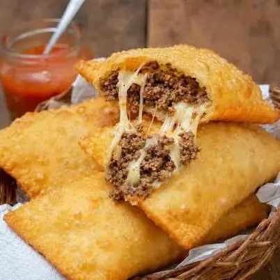 Carne com queijo