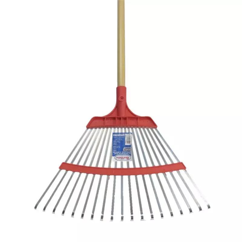 Rastrillo Metálico con Mango Madera