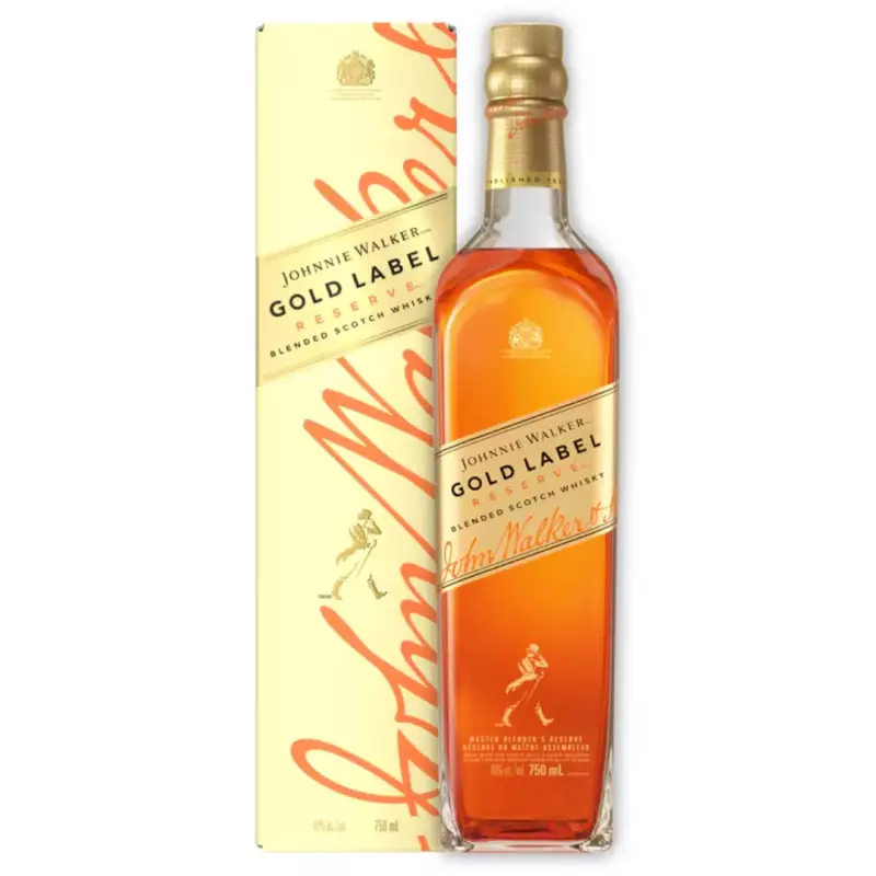 J. WALKER GOLD LABEL 750 ML