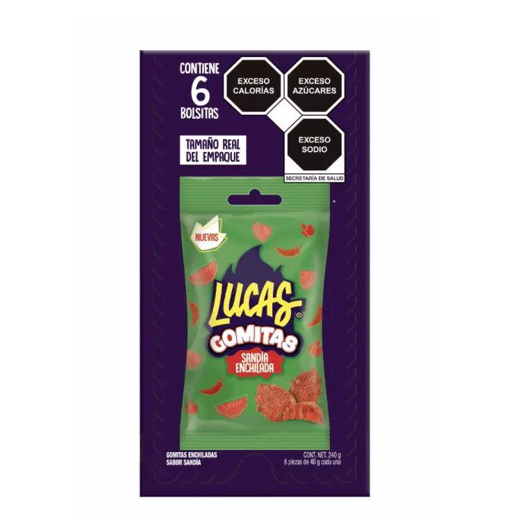 Lucas Gomitas sandía x 6 unidades