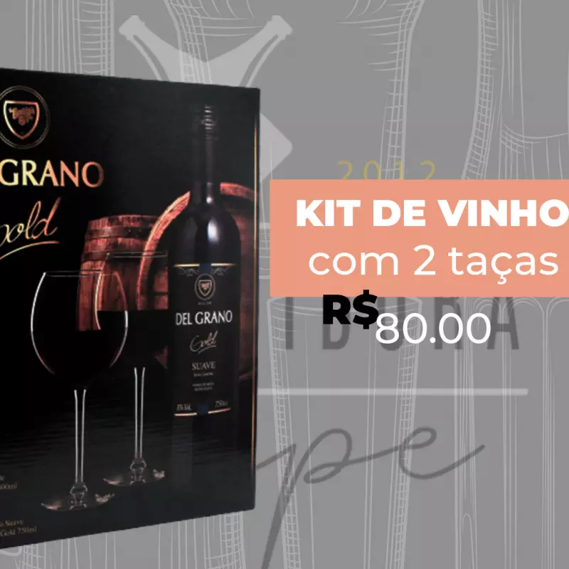 KIT DE VINHO DEL GRANO GOLD