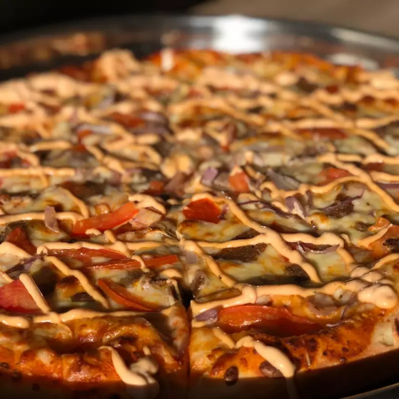 Cheese Burger Pizza