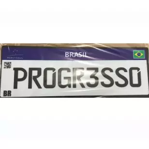 PLACA METAL PROGRESSO