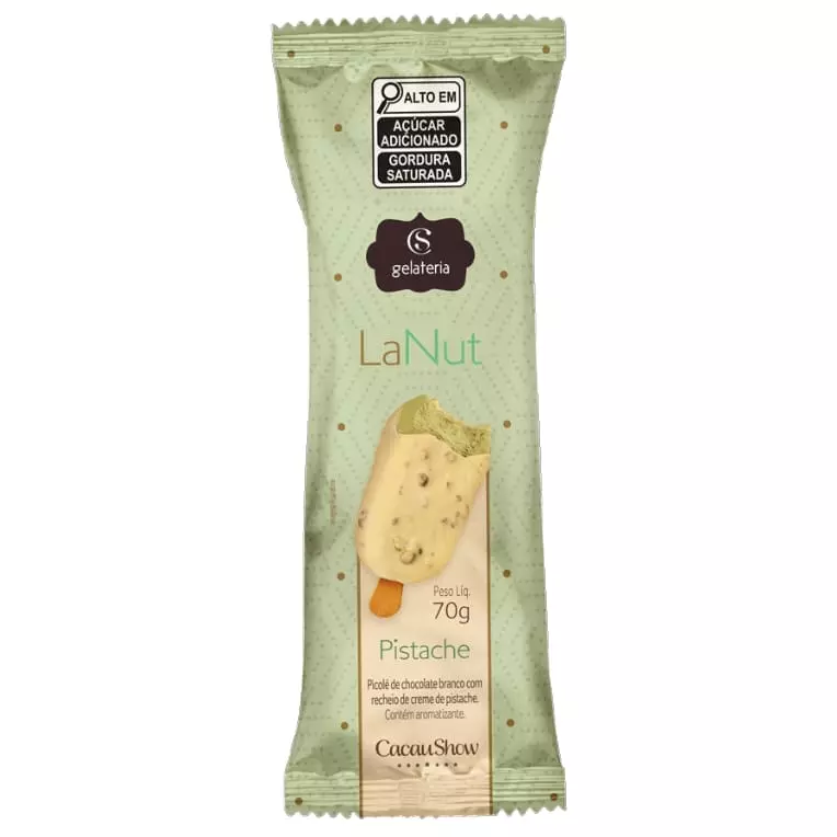 Sorvete Lanut Pistache 70g