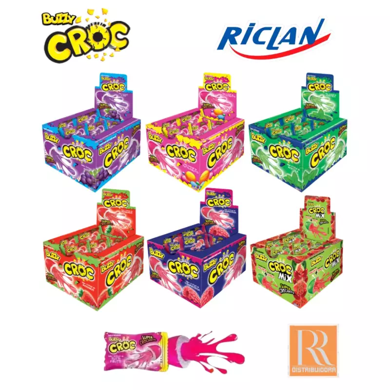 CHICLETE BUZZY CROC - SABORES