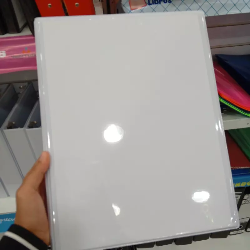 Carpetas 3 Aros blancas oficio