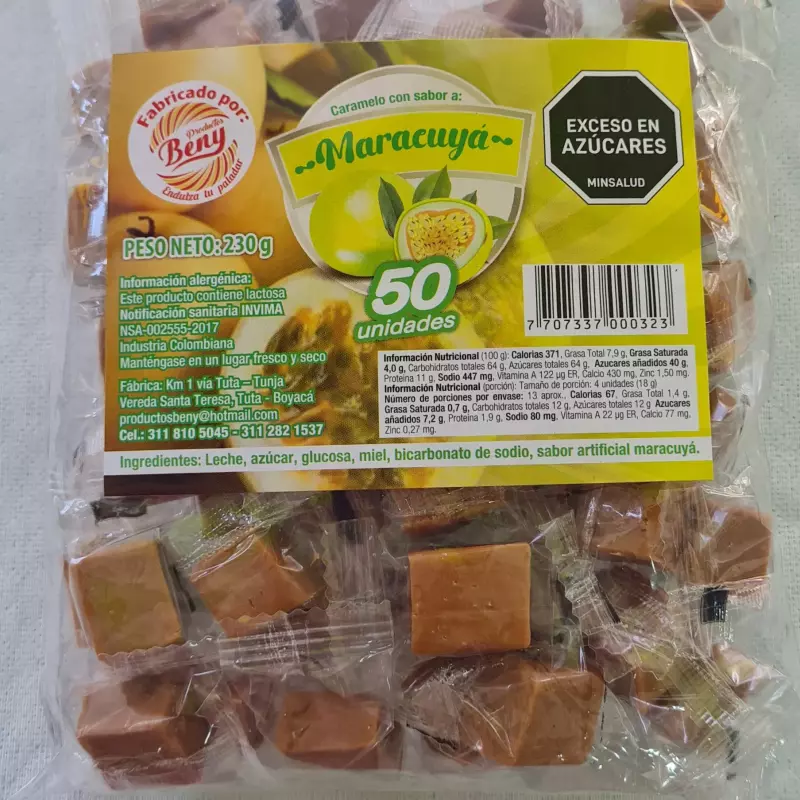 CARAMELO DE MARACUYA