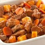 Carne de panela com legumes