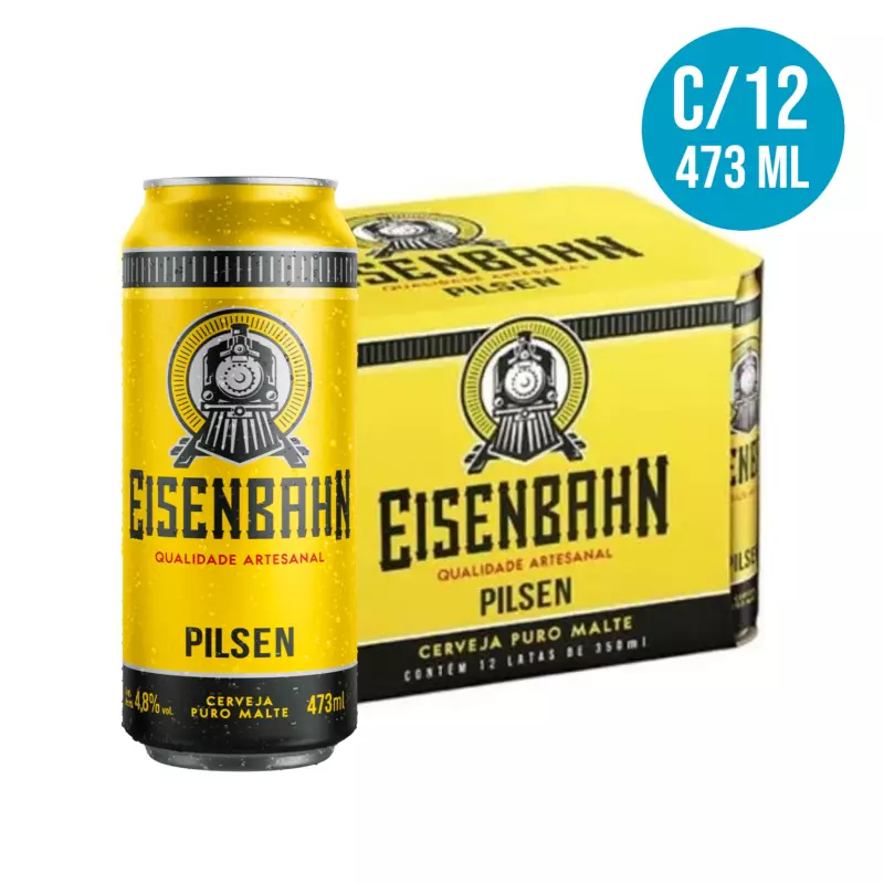 Latão 473ml de Eisenbahn C/12 🚆