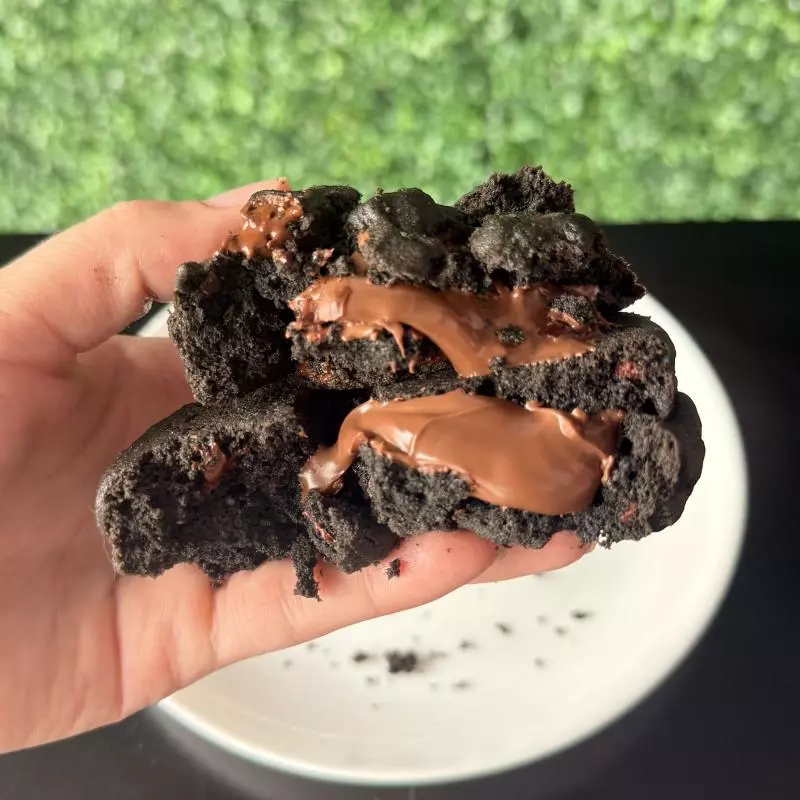 Dark Cookie Recheado de Nutella