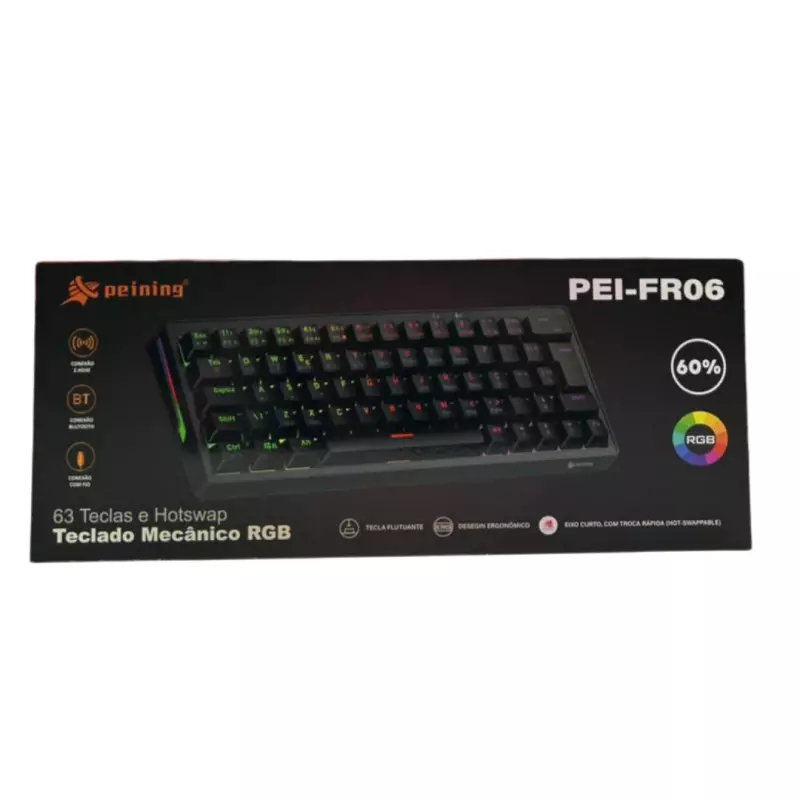 TECLADO MECÂNICO PEINING PEI-FR06