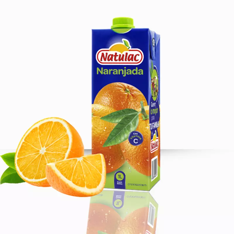 JUGO NATULAC DE NARANJA 1L