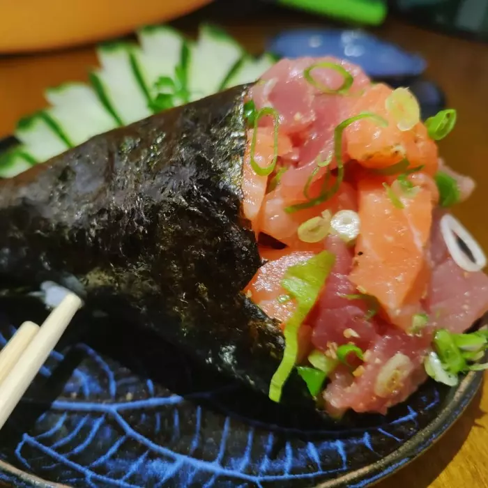 Temaki Patriarca - Salmão e atum