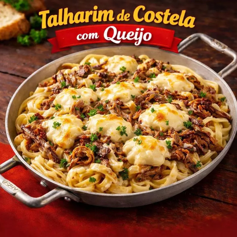 Macarrão Costela com Queijo