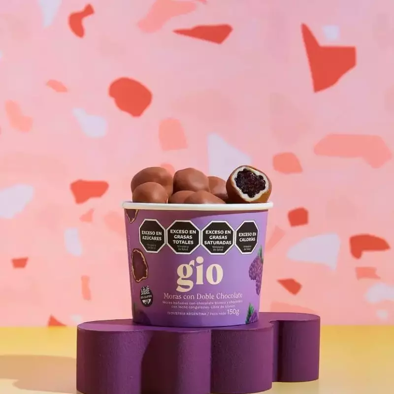 Moras con doble chocolate