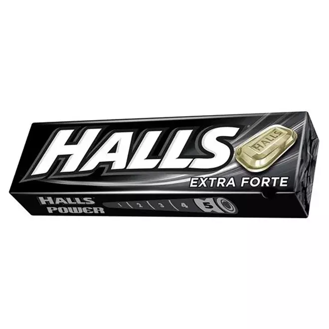 HALLS PRETO EXTRA FORTE