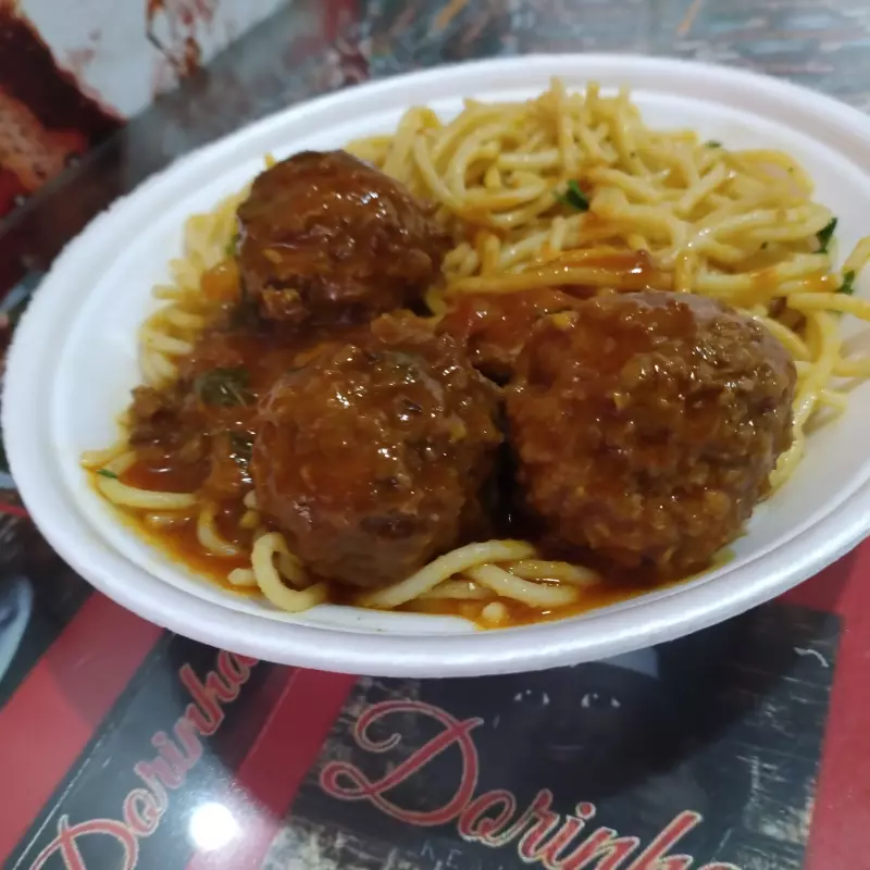 Só Almôndegas C/ Spaghetti